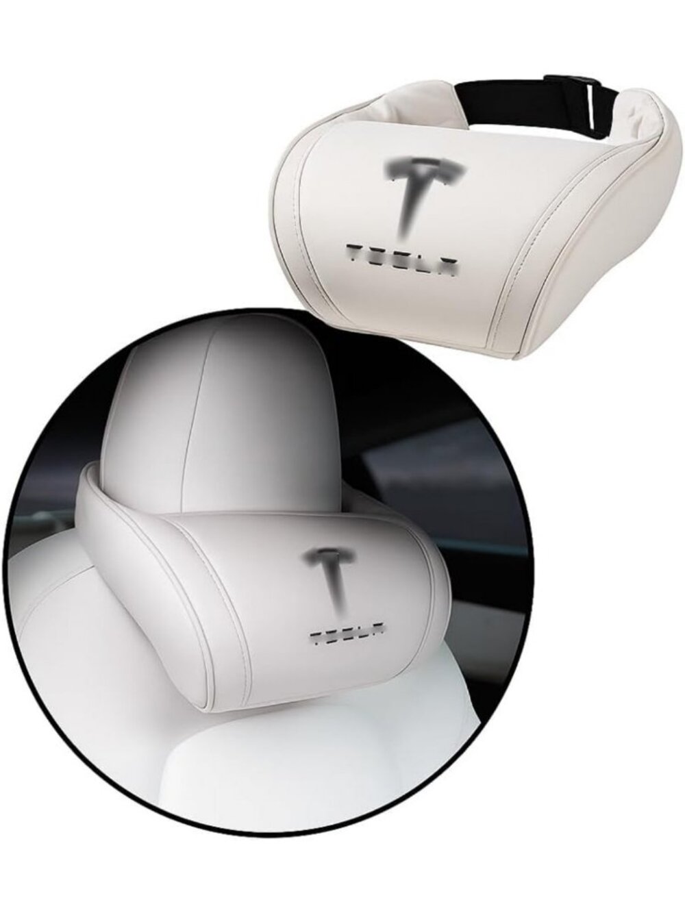 Ergonomic Car Headrest Neck Pillow for Driving Comfort & Fatigue Relief - 1